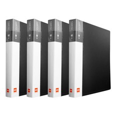 Office DEPOT 60個索引清除文件, 黑色的, 4個