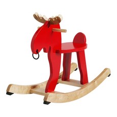 IKEA 宜家家居 EKORRE 搖馬橡膠樹, 紅色的