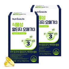 뉴트리원 식물성 알티지 오메가3, 30정, 2개