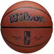 윌슨 NBA 어센틱 시티 런던 농구공, 1개, WZ2016003XB