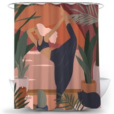 Modern Trekking 浴簾 瑜珈 150 x 180 cm, 1個