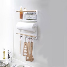 Better Buys 北歐廚房紙巾抹布掛架, 混合色, 1個