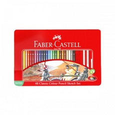 FABER-CASTELL 輝柏 水性色鉛筆, 48 種顏色