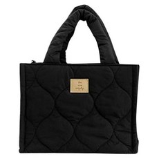 Malolotte 輕量鋪棉防潑水媽媽包 黑色 M