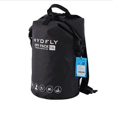 Hydfly makeme戶外防水包15L, 黑色的