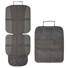 to:tots 汽車座椅保護墊+踢腳墊組, 灰色, 1組