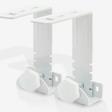 아라크네 블라인드 커튼 무타공 설치 올뉴 노노피스 롱버전, 화이트, 2개