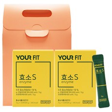 동국제약 유어핏 곡물 효소 S 30p + 쇼핑백, 90g, 2개