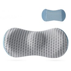 MINIPLE 記憶棉腰部靠墊, 藍色