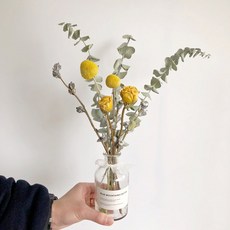 GAPANG 乾花 DRYD002+花瓶套組 No. 02, 混色