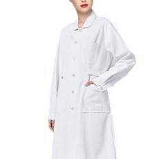 언헤브 깔끔한 간호사복 가운 라운드 긴팔