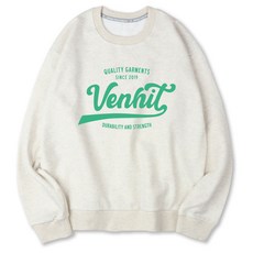 벤힛 빅사이즈 캠퍼스로고 세미 오버핏 특양면 맨투맨