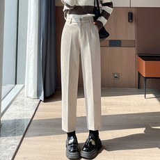 루나걸 여성용 리벳 밴딩 배기 팬츠 L24WP092712