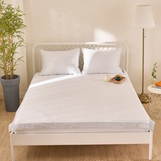 REONA Cony橫條紋三層編織薄墊, 灰色