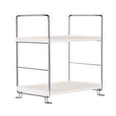 어디든 분위기 책임지는 다용도 선반 2층, 실버, 1개