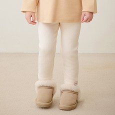 mollimelli Bebe My Love 刷毛羅紋內搭褲