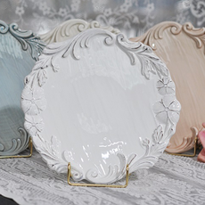 ELIOS My Flower B型晚餐盤 3433, 1個, 白色