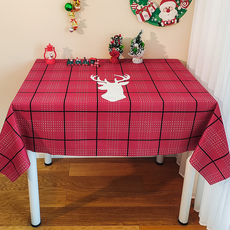 綠色物語餐桌居家派對聖誕節桌布, 3, 1個, 60 x 150 cm
