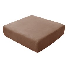 MarketA 彈性柔軟素色鬆緊帶沙發套, 棕色