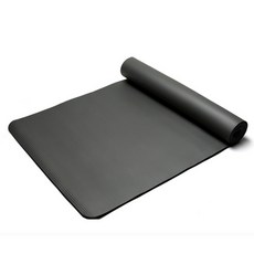 NBR大型寬版瑜珈墊, 黑色