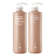 BODYBURDEN PROJECT 油性頭皮洗髮精 500ml+護髮乳 500ml 迷迭香, 1套