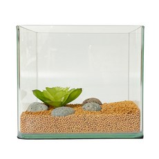 Rora Pet 迷你黃土魚缸套組1mm, 隨機發貨