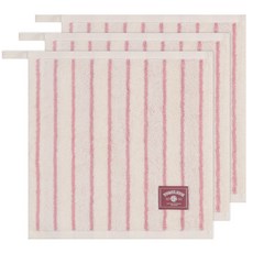 타올쿤 송월타월 타올쿤 멀티 스트라이프 36 고리수건, PINK, 3개