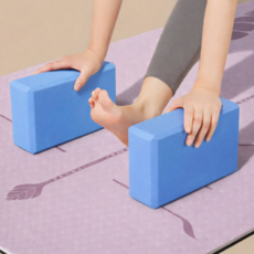 홈하루 오래가는 요가블럭, 블루, 2개