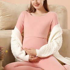 ASIEHOME 孕婦哺乳天鵝絨衣