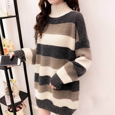 포플러앤씨 루나걸 여성용 포틴 단가라 니트