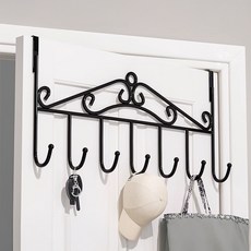 Ohmadang 門用壁掛衣架, 黑色, 2個