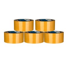 부광테이프 경포장 박스테이프 50m 57mic, 황색, 5개