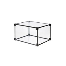 nOVA LIVING 普普藝術壓克力收納櫃 S, 透明 + 黑色