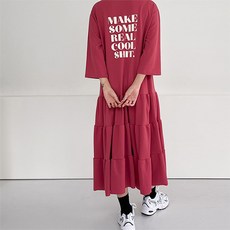 클릭앤미 삼단 쥴리 박스 원피스