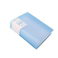 Display A5 透明文件夾 100p, 1個, 藍色