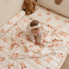 vivienda 莫代爾超細纖維嬰兒毯, 華夫熊