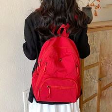 Chichills Turn-Earning 超輕量尼龍後揹包 11635, 紅色