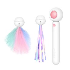 petgravity 引力流蘇逗貓棒, 1個, 粉色