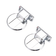 JOYnJOY 不銹鋼門塞銀色, 2個