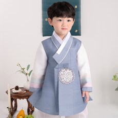 Iseolhanbok 50000 泰奧彩緞韓服 上衣 + 背心 + 褲子套裝