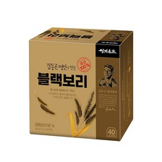 쌍계명차 김동곤 명인이 만든 블랙보리 티백, 1.2g, 40개입, 1개