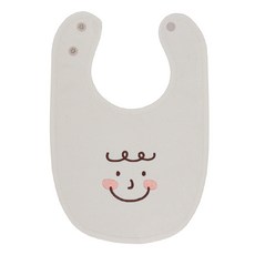 koongskoongs 微笑圍兜, 象牙白, 1入