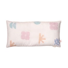 Bamboo bebe 圖案印花孩童枕頭套, Flower White