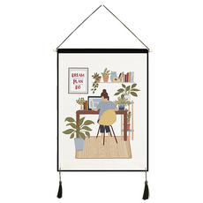 모디시 벽장식 소품 벽걸이 유화그림, 서재