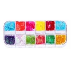 마켓A 셀프네일 자개파츠 12종 세트, 1개, TYPE8