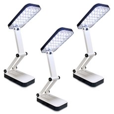 口袋便攜式3段摺疊LED多功能檯燈, 3個