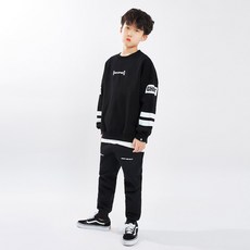 GHOST REPUBLIC 孩童袖點衛衣訓練上下套裝JTS 16422