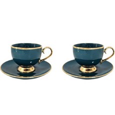 Beluz Casa Vincent 咖啡杯雙人組 綠色, 1套