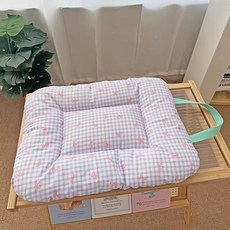 데이소이 반려동물 리본 손잡이 방석매트, 04 퍼플, 1개