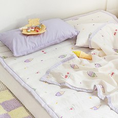 쉬즈홈 국내제조 인견 유아 패드, 젤라또 아이보리